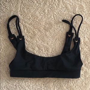 Black ASOS bikini top